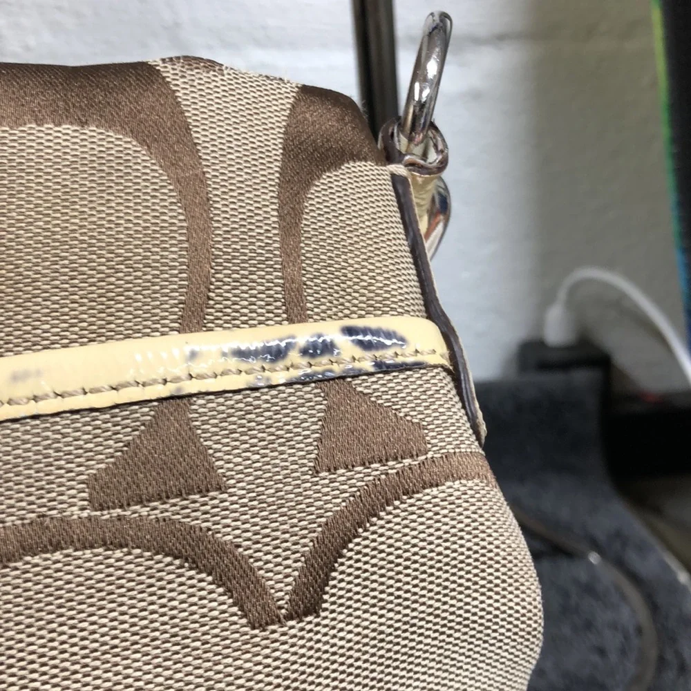 Coach‎ signature purse brown canvas